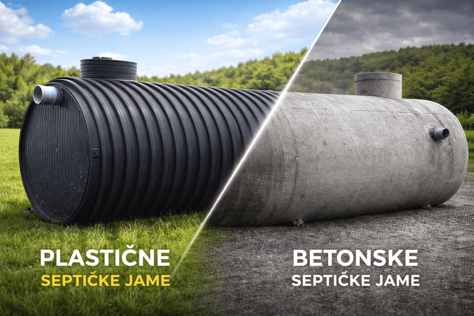 Betonska ili plastična septička jama — šta je bolje?